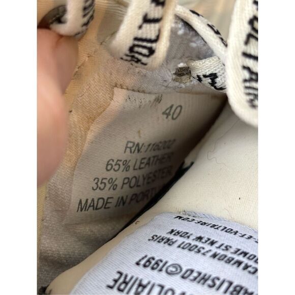 ZADIG&VOLTAIRE  Future Contrast Strap Sneakers, Sz 40 Us 9/9.5 $400 - Picture 11 of 12
